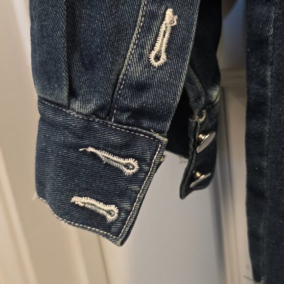 Women's Denim Dress - Picture 7 of 8